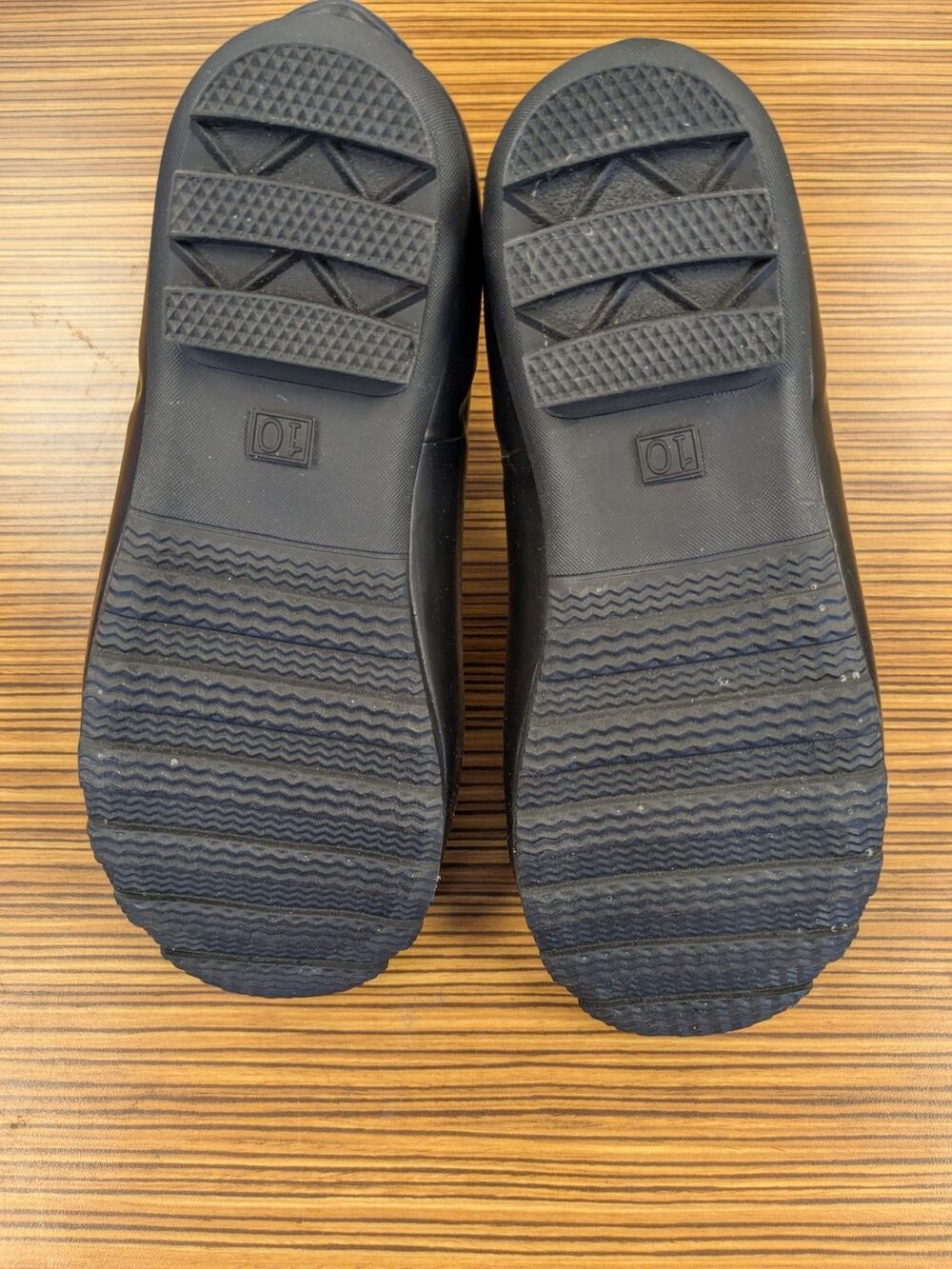 NEW Pendleton Ladies Chelsea Rain Waterproof Ankle Boots Black Size 10 - Picture 9 of 11
